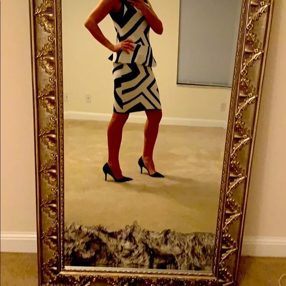 Alice+Olivia Black and white dress size S